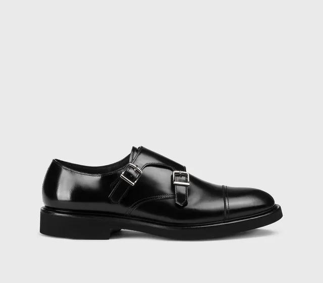 doucal-s-buckles-du3581genouf007-monkstrap-schwarz-kalbsleder image 1