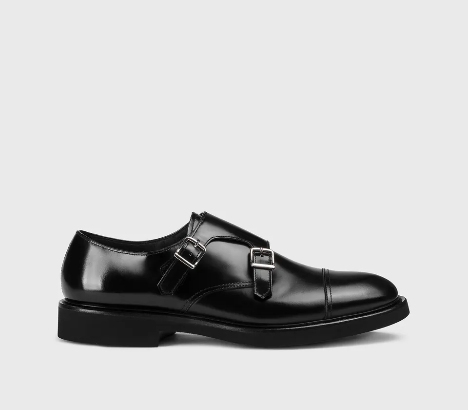 doucal-s-buckles-du3581genouf007-monkstrap-schwarz-kalbsleder image 1