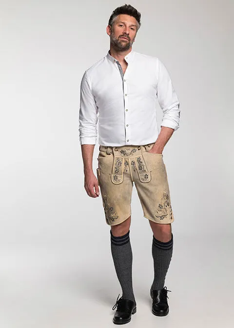 beckert-eggern-hirschlederhose-kurz-glacier-stickerei image 1