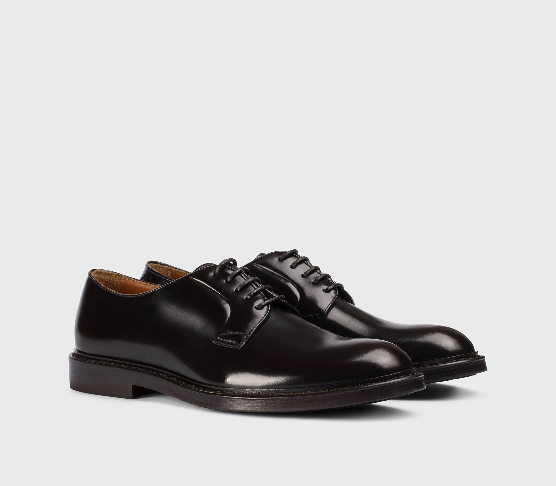 doucal-s-lace-ups-derby-schn-hrschuh-ebenholzbraun-kalbsleder image 3