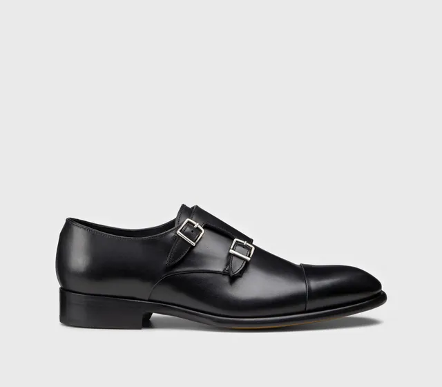 doucal-s-du2743bernuf159-monkstraps-herren-schwarz-leder image 1