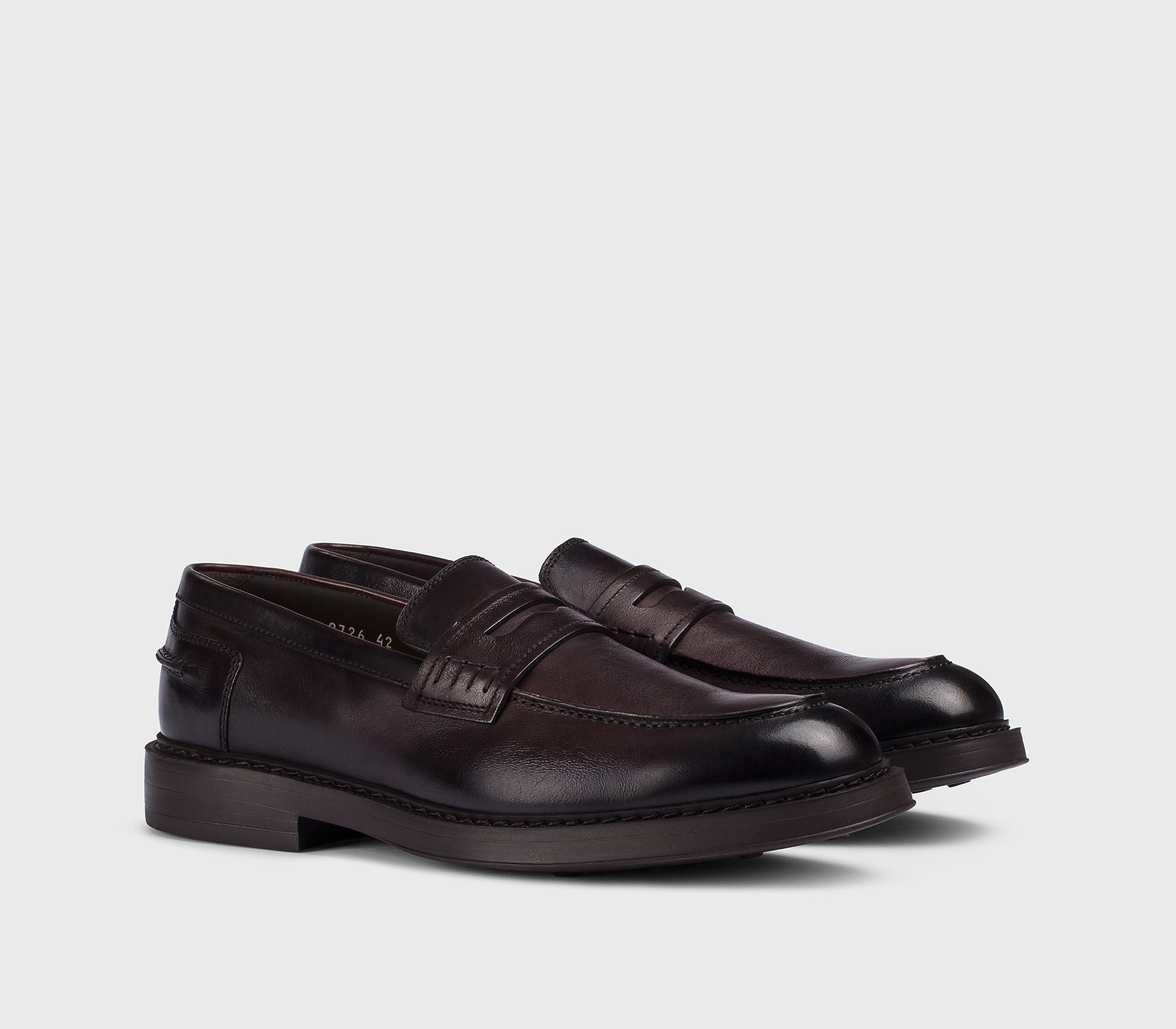 doucal-s-loafers-du2726-penny-herrenschuh-burgunderrot-kalbsleder image 3