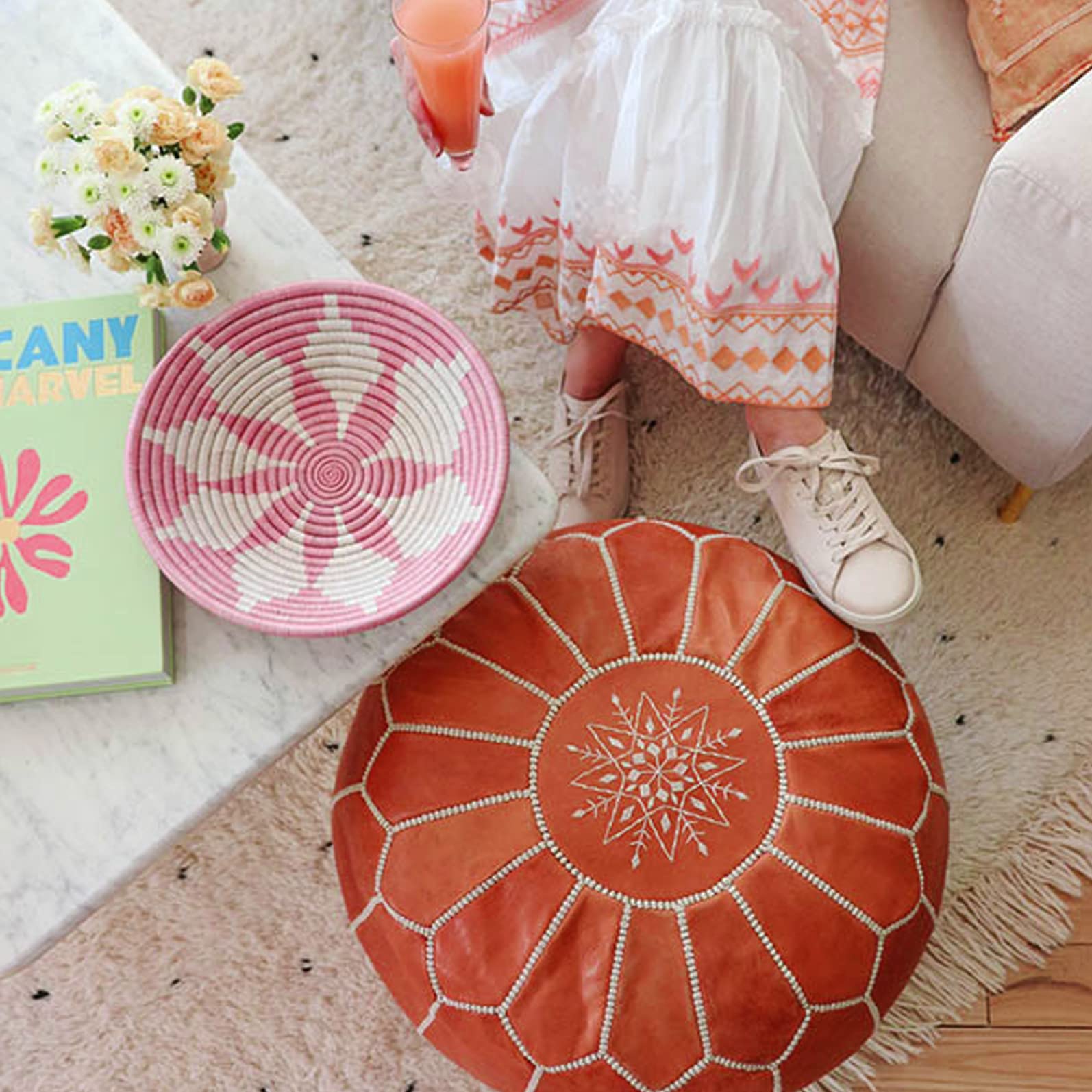 almadih-pouf-camel-vintage-sitzpouf-echtleder image 6