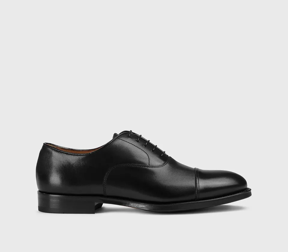 doucal-s-lace-ups-du1002-oxford-schn-rschuh-schwarz-leder image 1