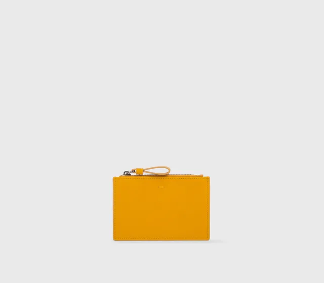 doucal-s-wallets-da0012vi0g00-kartenetui-leder-gelb image 1