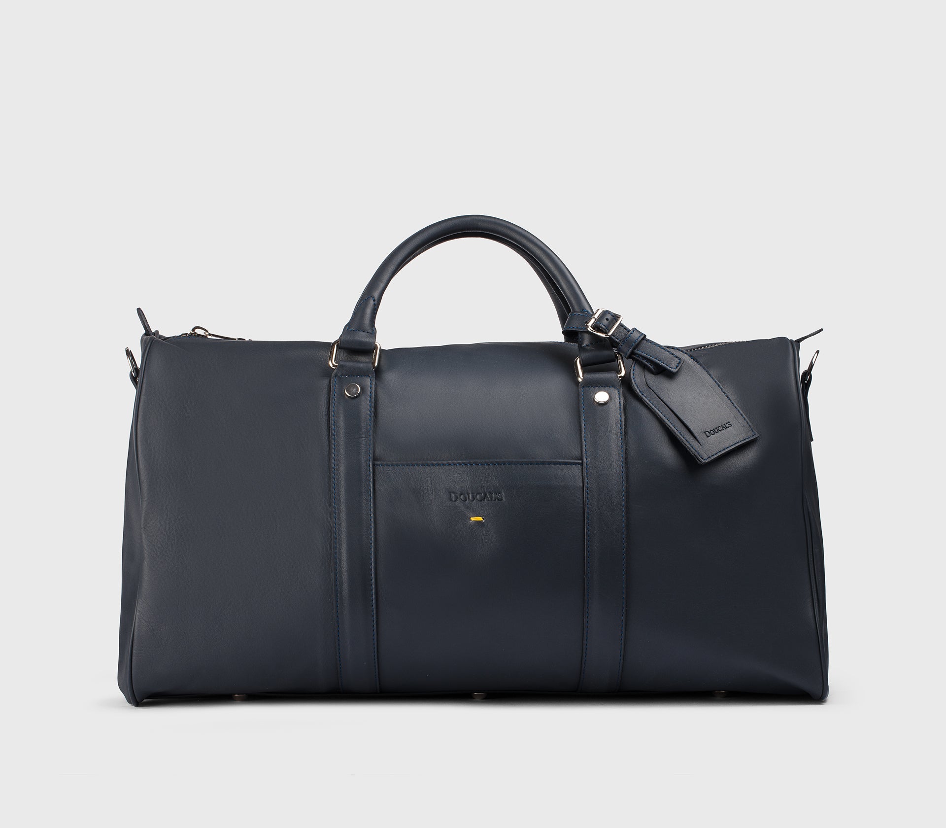 doucal-s-48h-weekender-leder-blau-reisetasche image 1