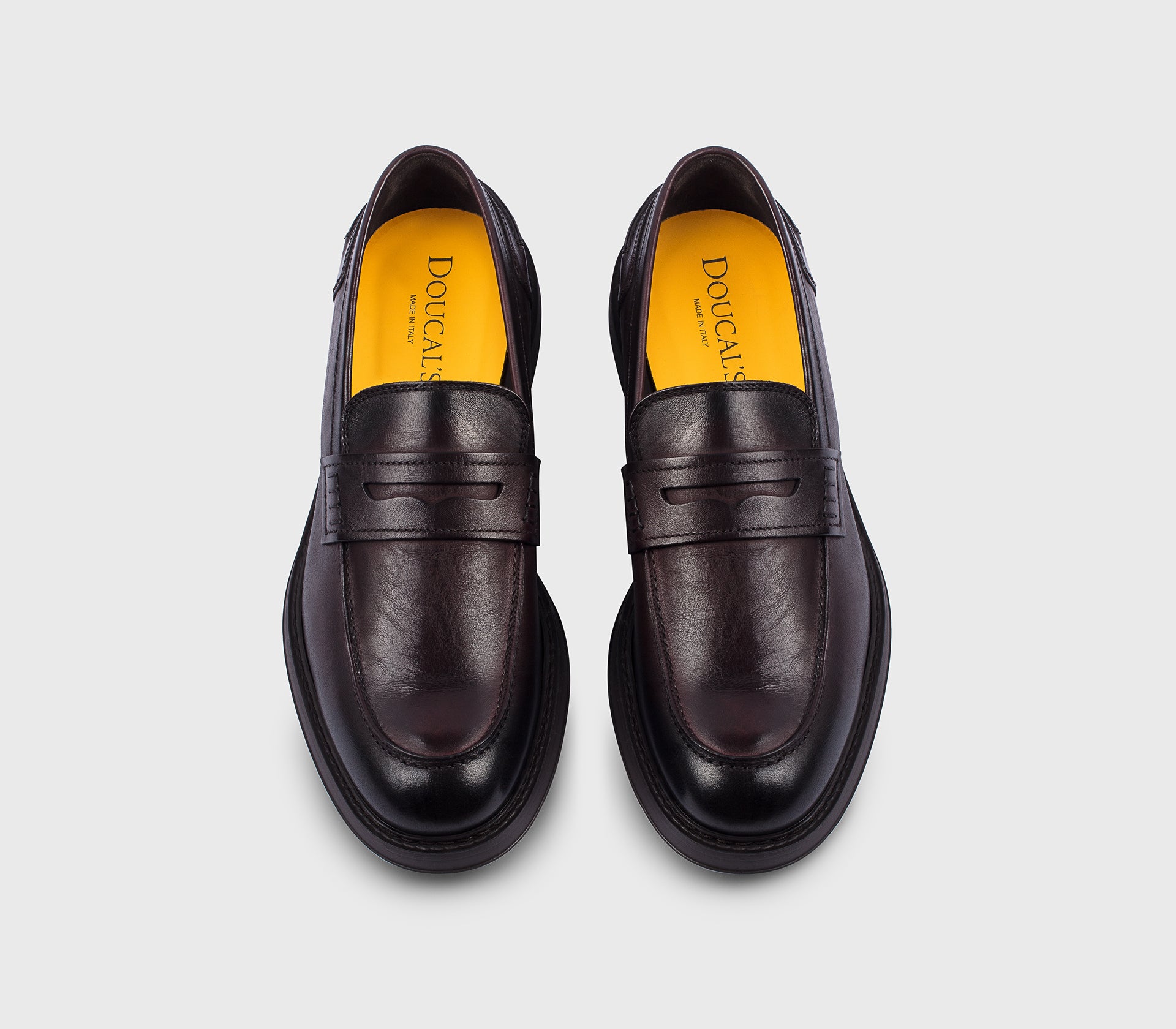 doucal-s-loafers-du2726-penny-herrenschuh-burgunderrot-kalbsleder image 2
