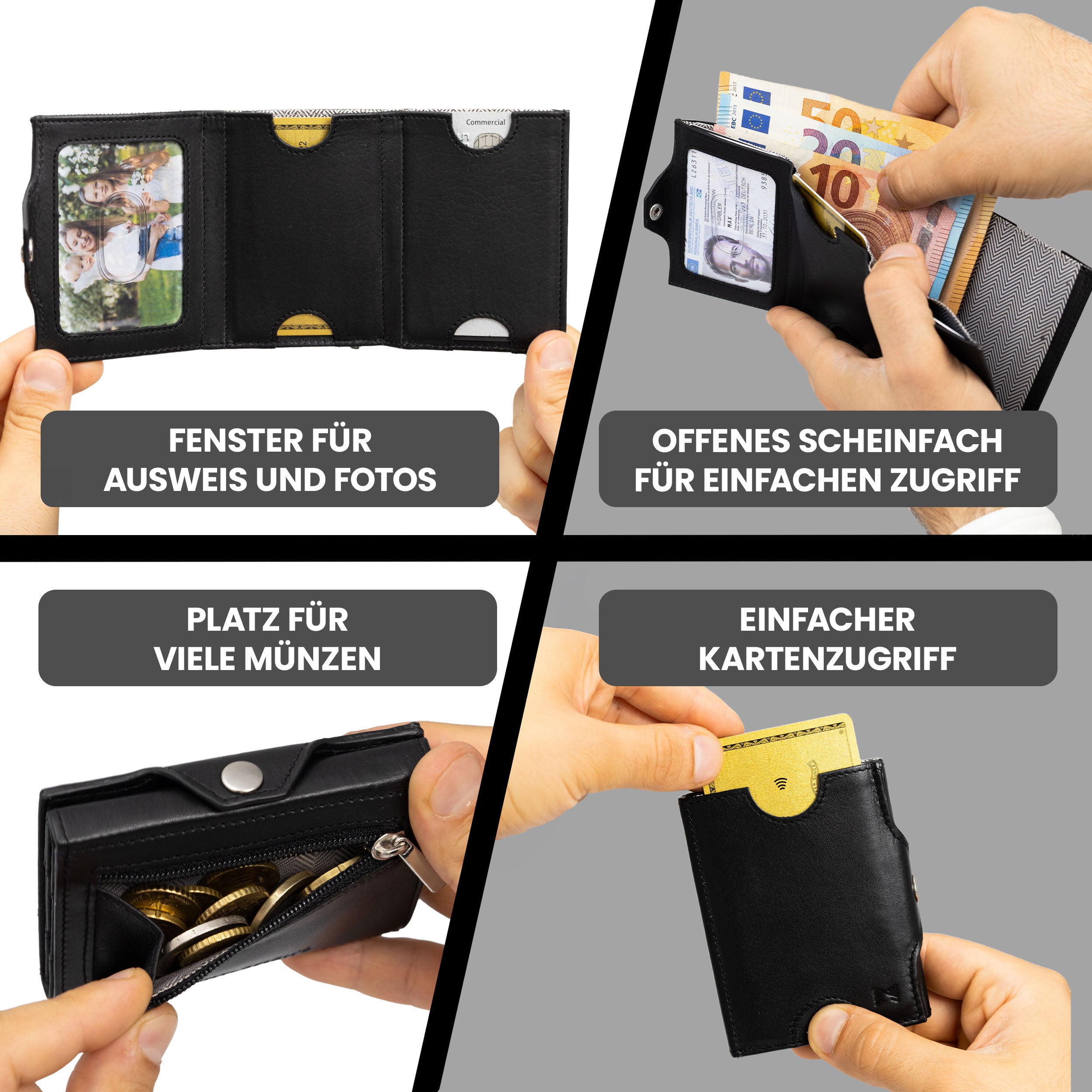 gentlemen-s-geldbeutel-foldwallet-slim-wallet-schwarz image 8