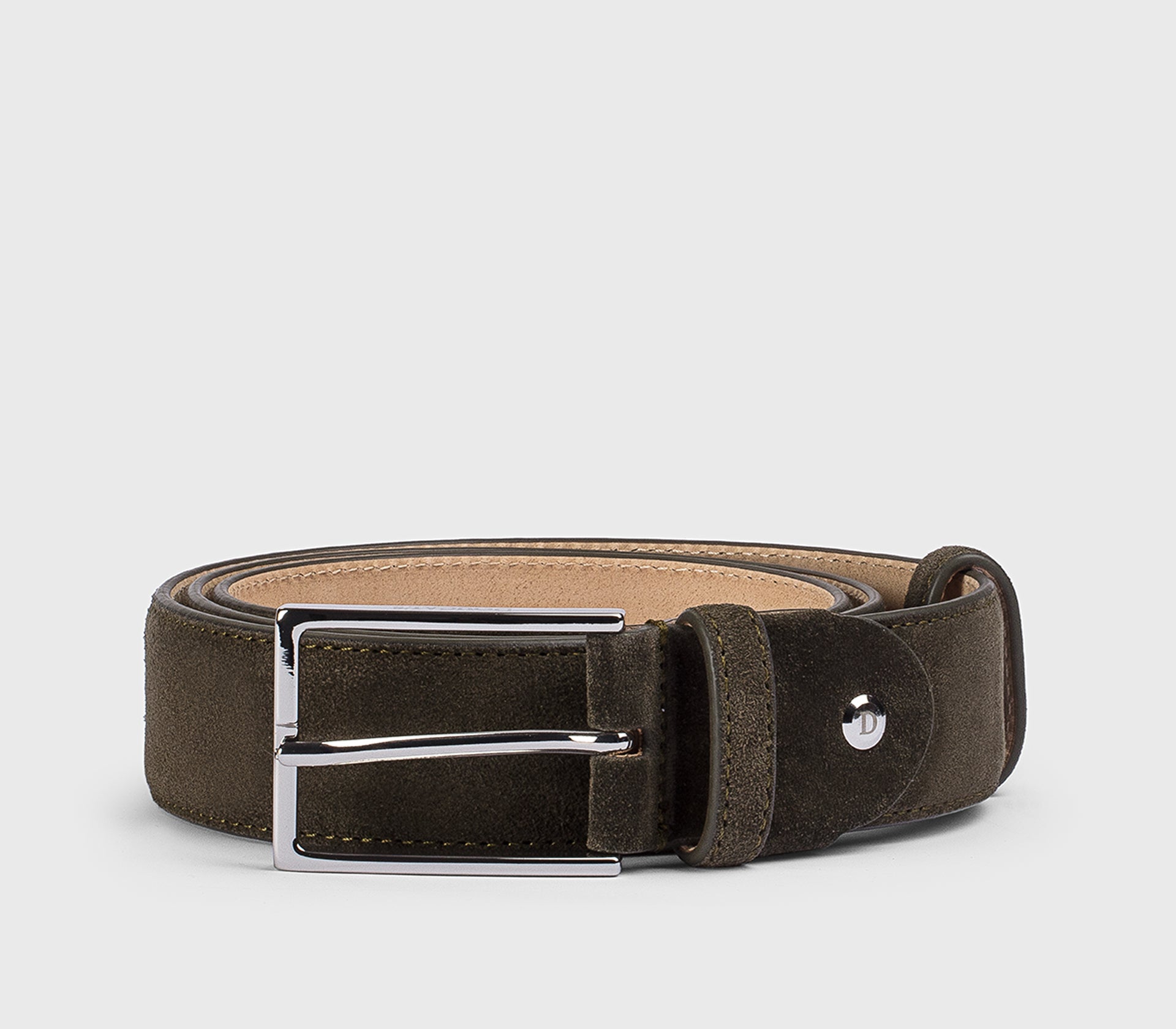 doucal-s-belts-dc0001sigmuf009-g-rtel-veloursleder-moosgr-n image 1