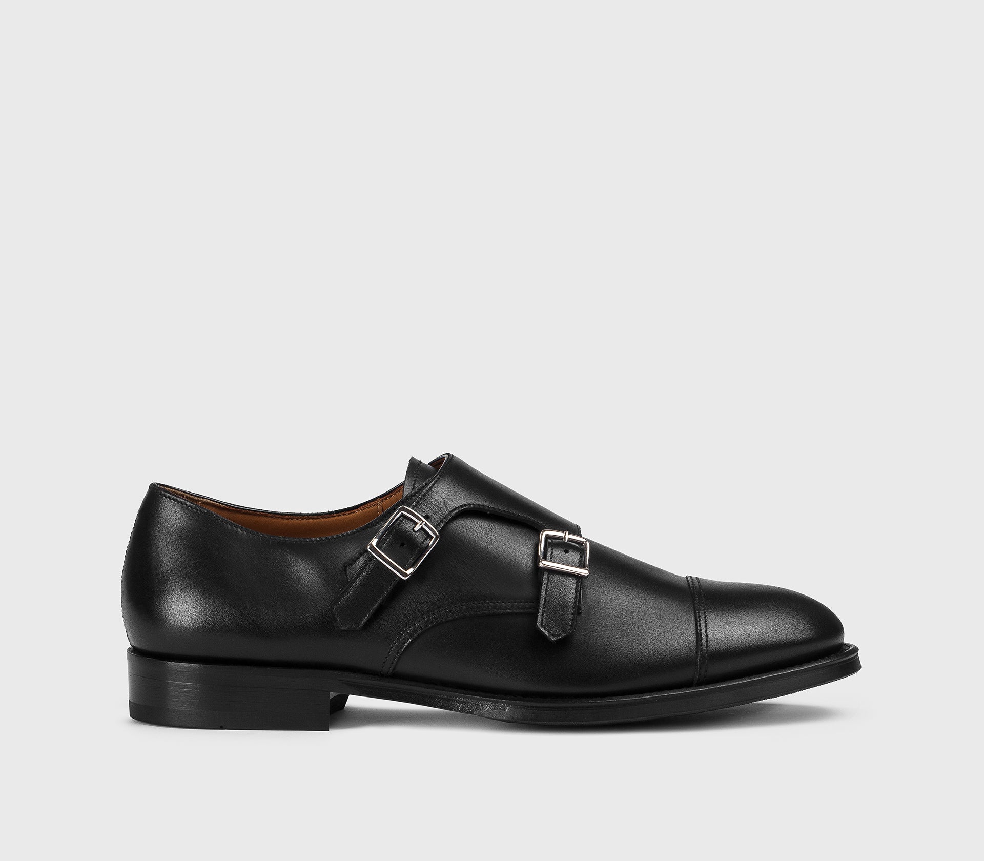 doucal-s-monkstrap-kalbsleder-schwarz-doppelschnalle-herren image 1