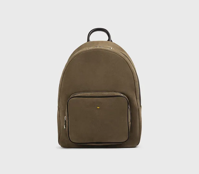 doucal-s-rucksack-leder-velours-herren-kakaobraun-laptopfach image 1
