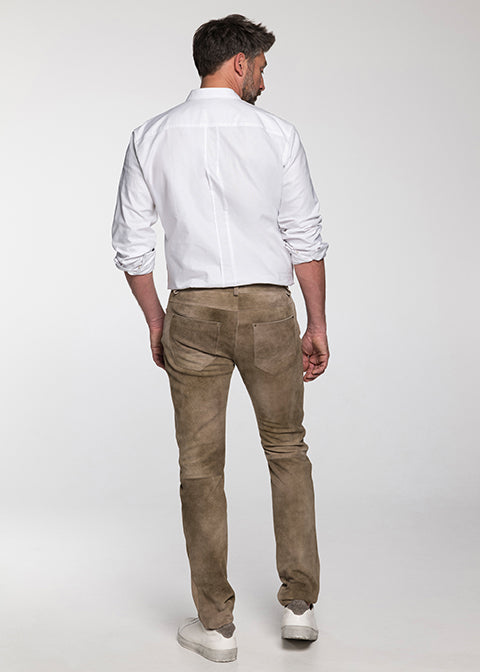 beckert-costa-lange-lederhose-schotter-ziegenvelours image 3