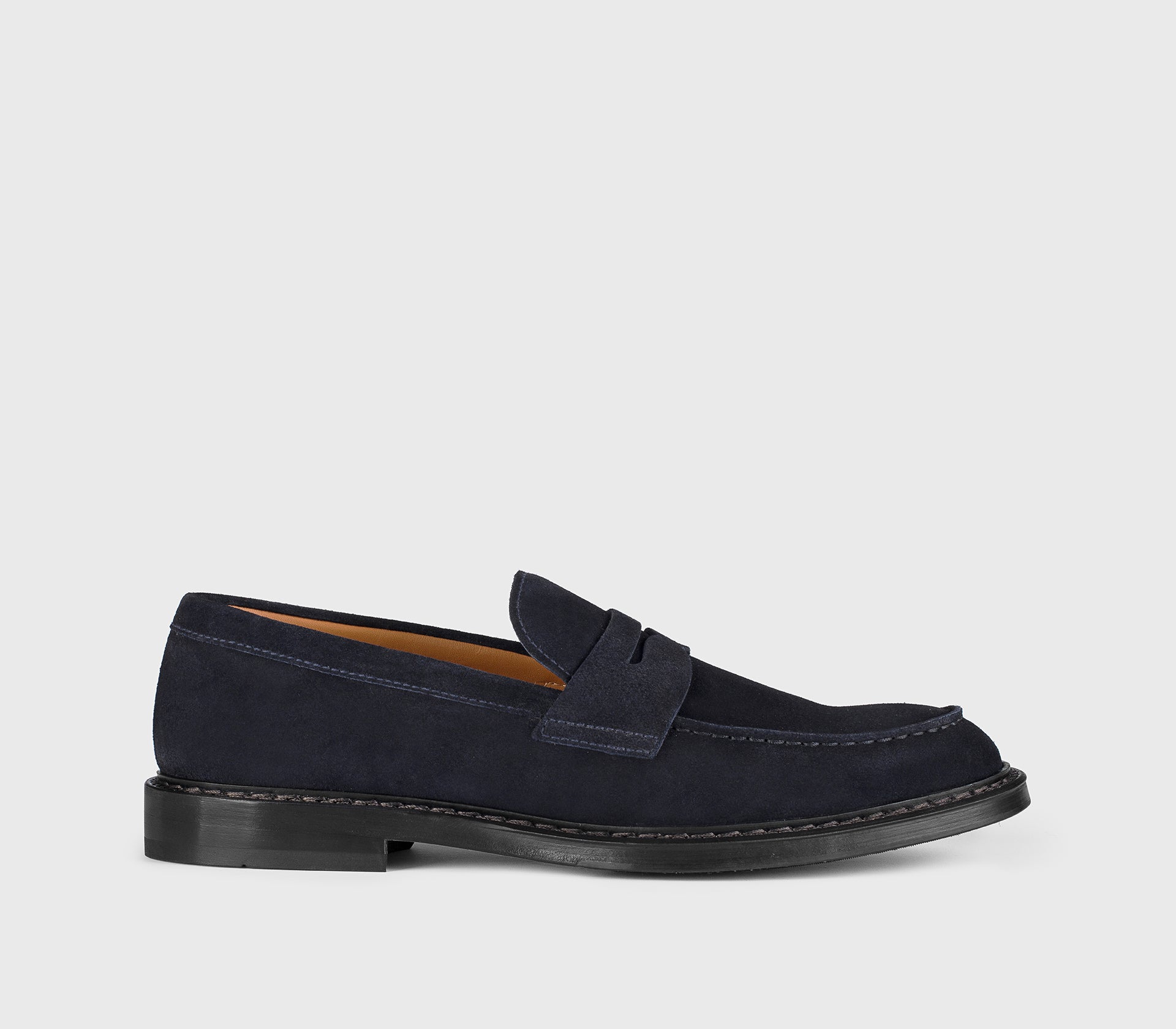 doucal-s-du2528siewuf009-loafer-herren-blau-veloursleder image 1
