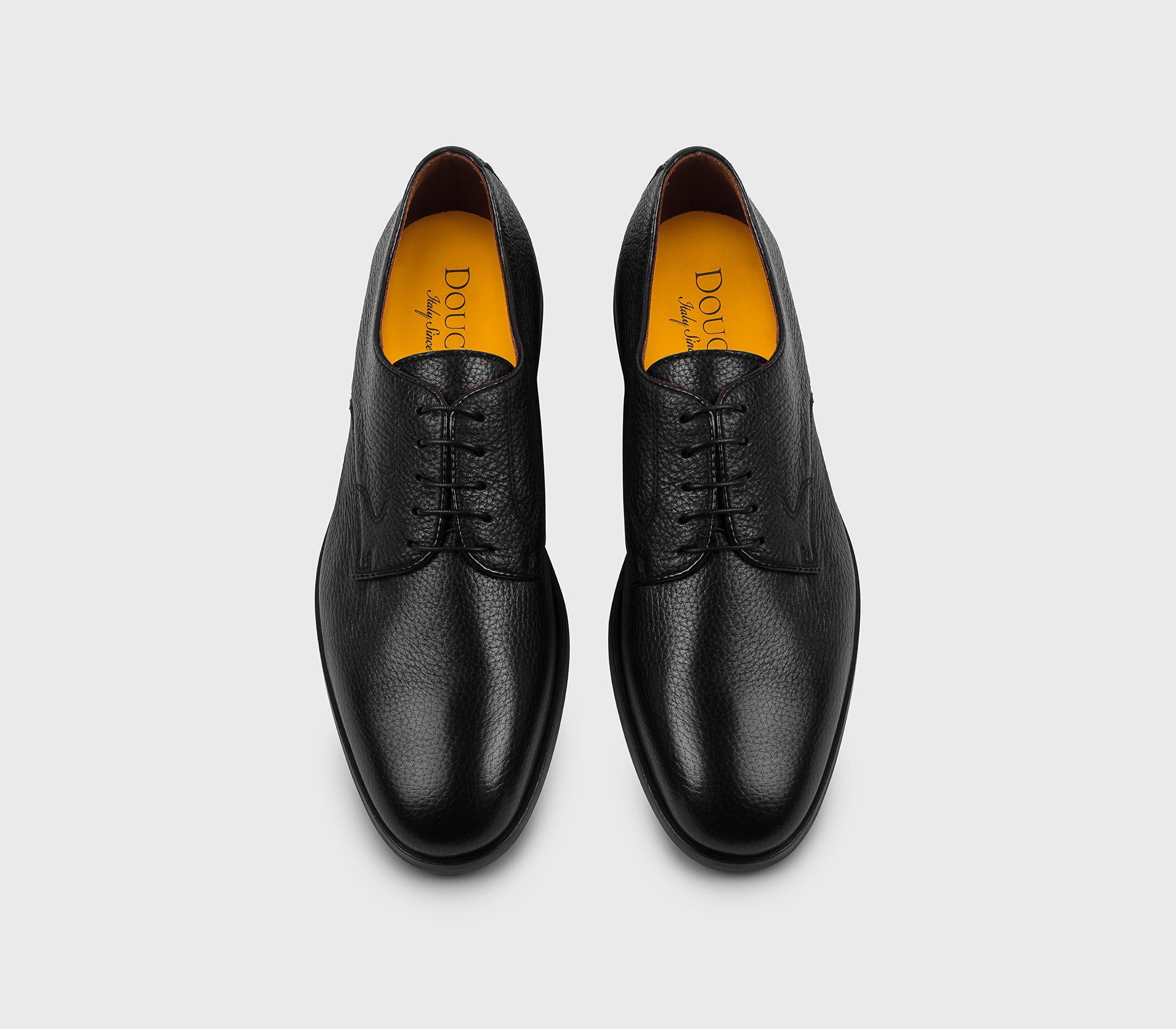 doucal-s-lace-ups-derby-schn-rschuh-schwarz-hirschleder image 2