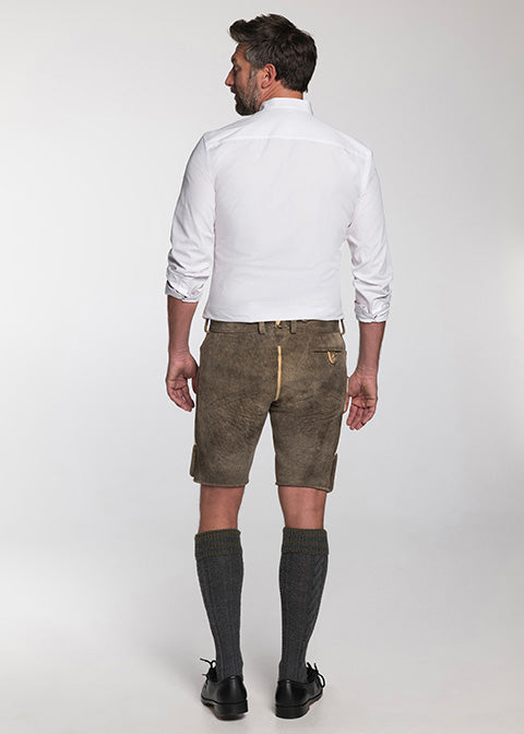 beckert-attergau-hirschlederhose-kurz-akazie-st-gr-n-reliefstickerei image 3
