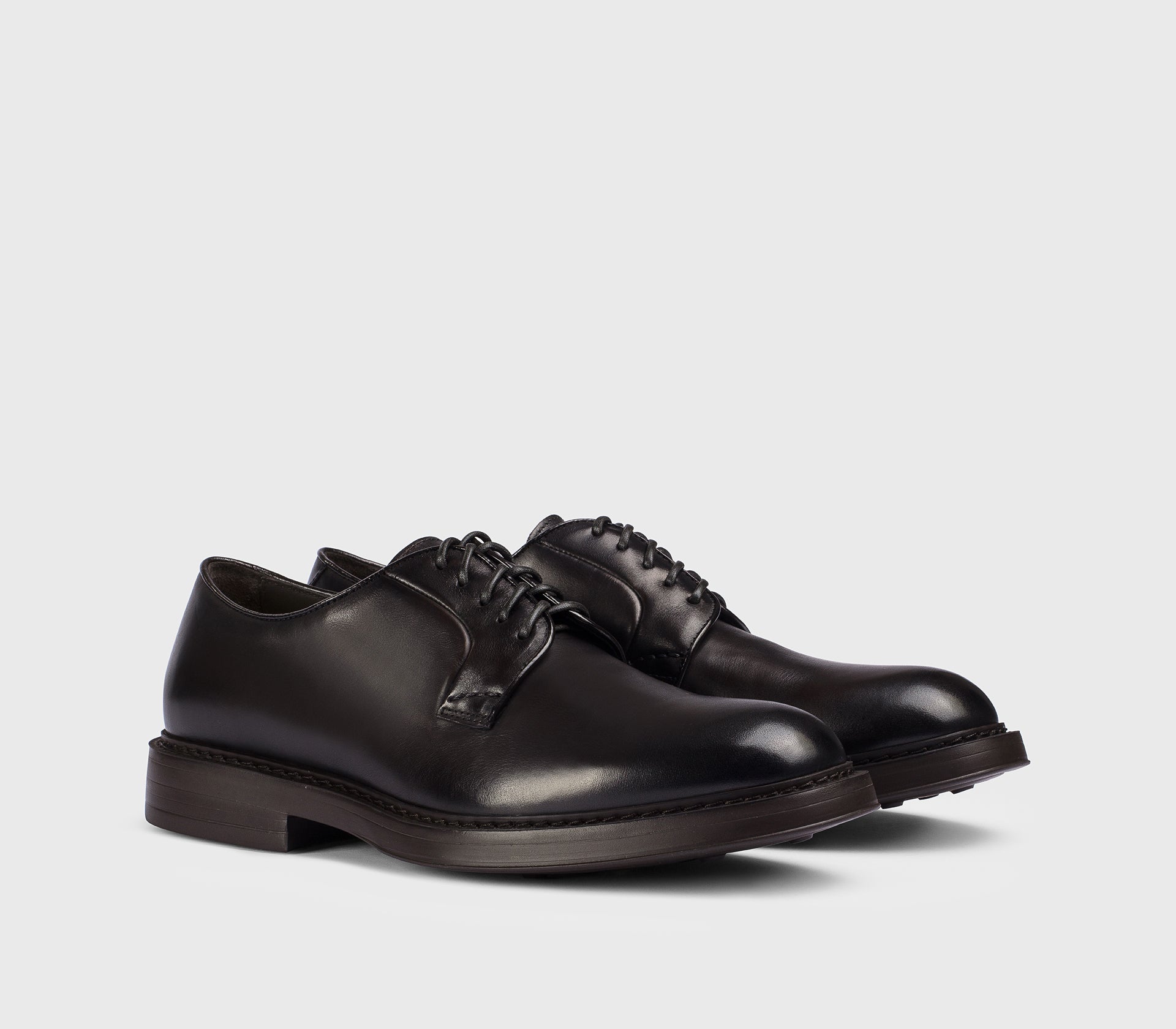 doucal-s-lace-ups-du1385-derby-dunkelbraun-kalbsleder-herren image 3
