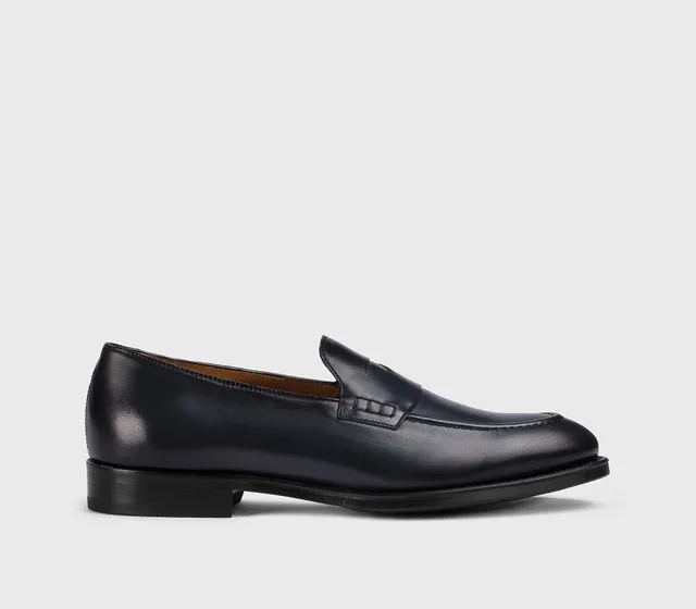 doucal-s-loafers-penny-mokassin-blau-nappaleder image 1