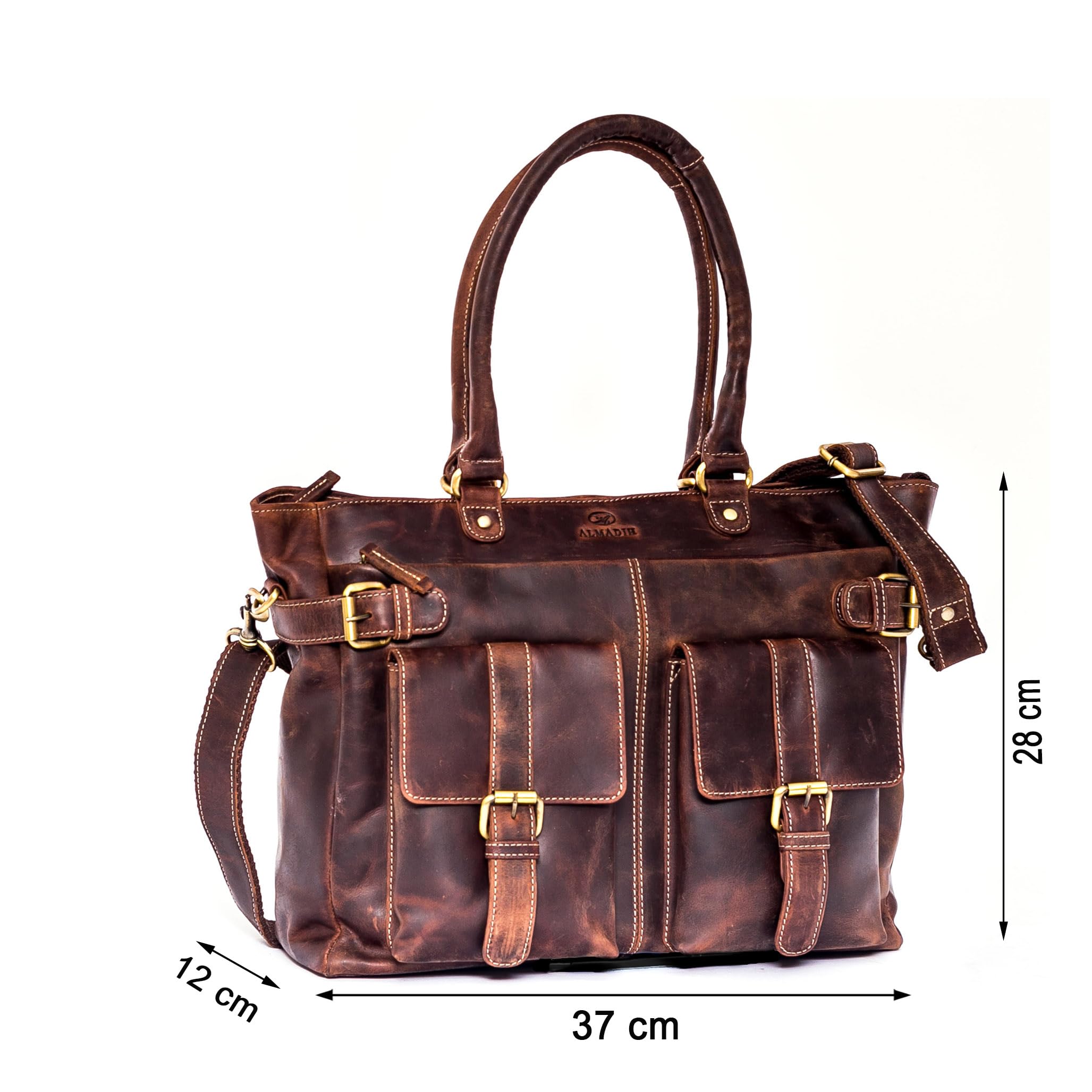 almadih-taschen-eva-schultertasche-leder-vintage-a4 image 3
