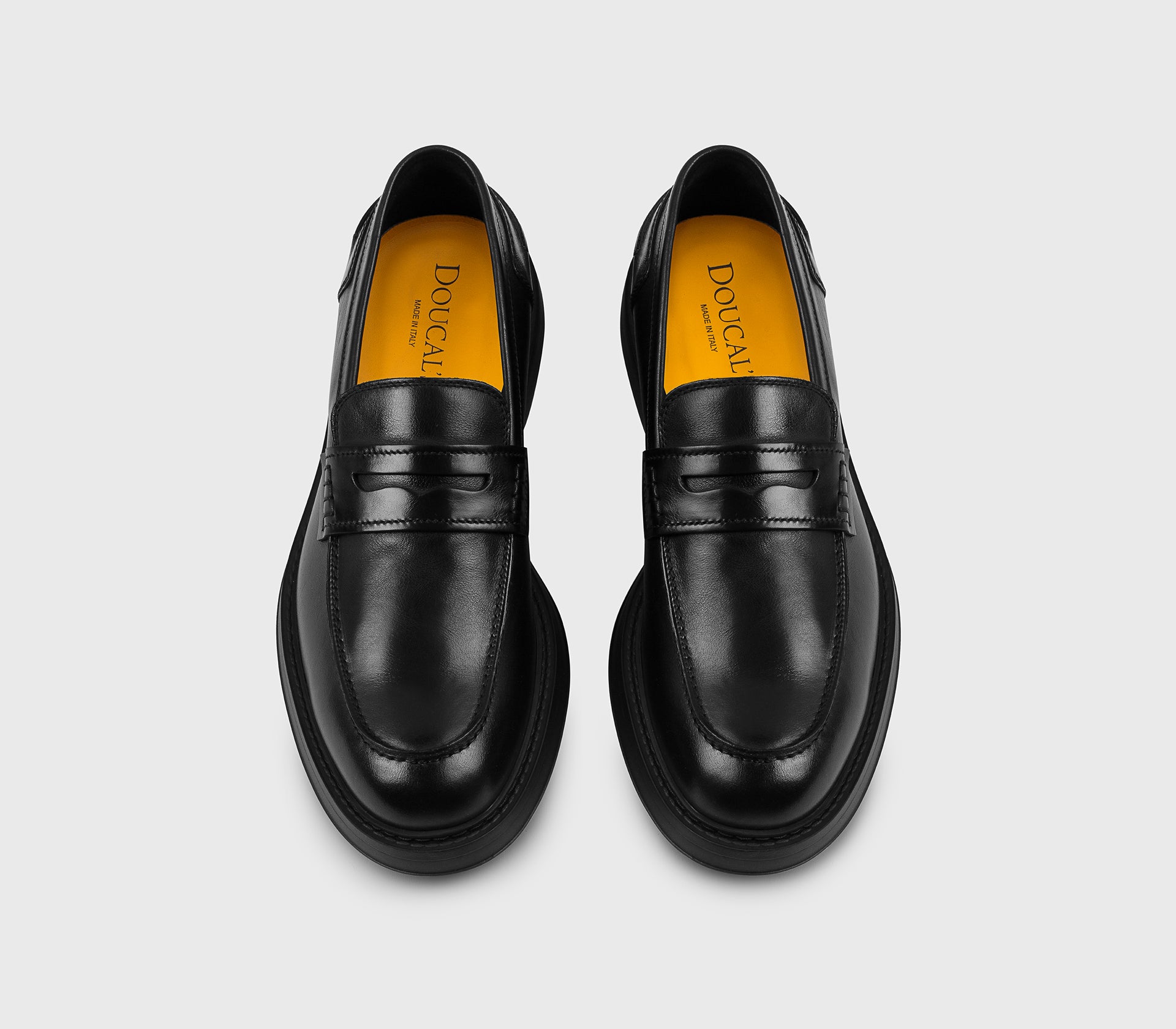 doucal-s-loafers-du2726-penny-mokassin-schwarz-kalbsleder image 2