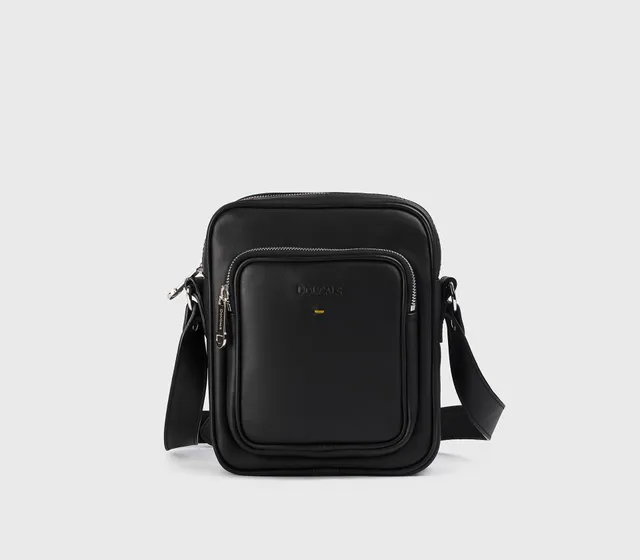 doucal-s-bags-umh-ngetasche-schwarz-leder-verstellbar image 1