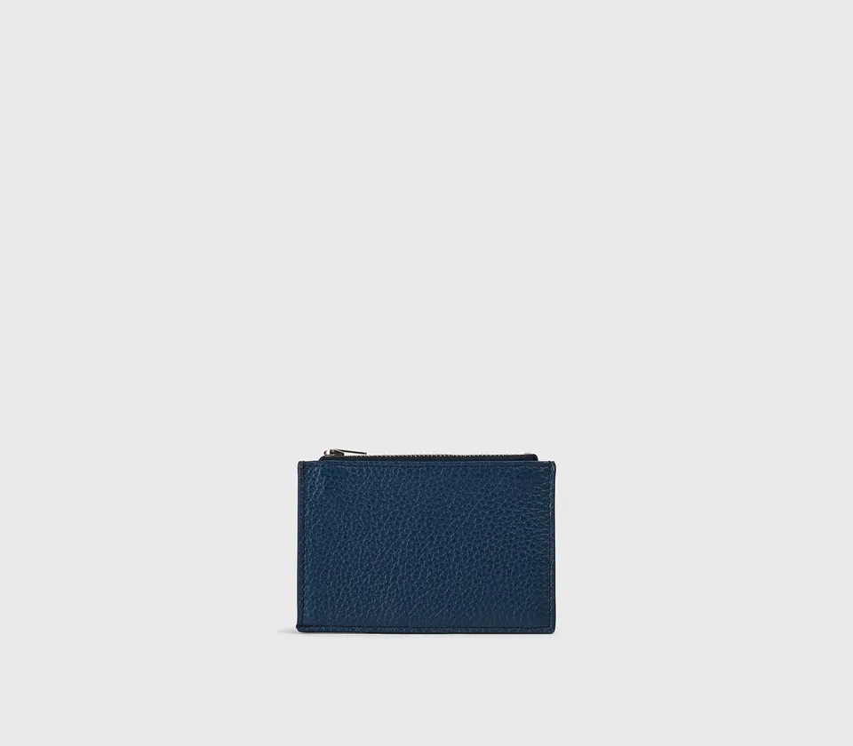 doucal-s-wallets-da0017tu0b04-kartenetui-blau-walkleder-zip image 1