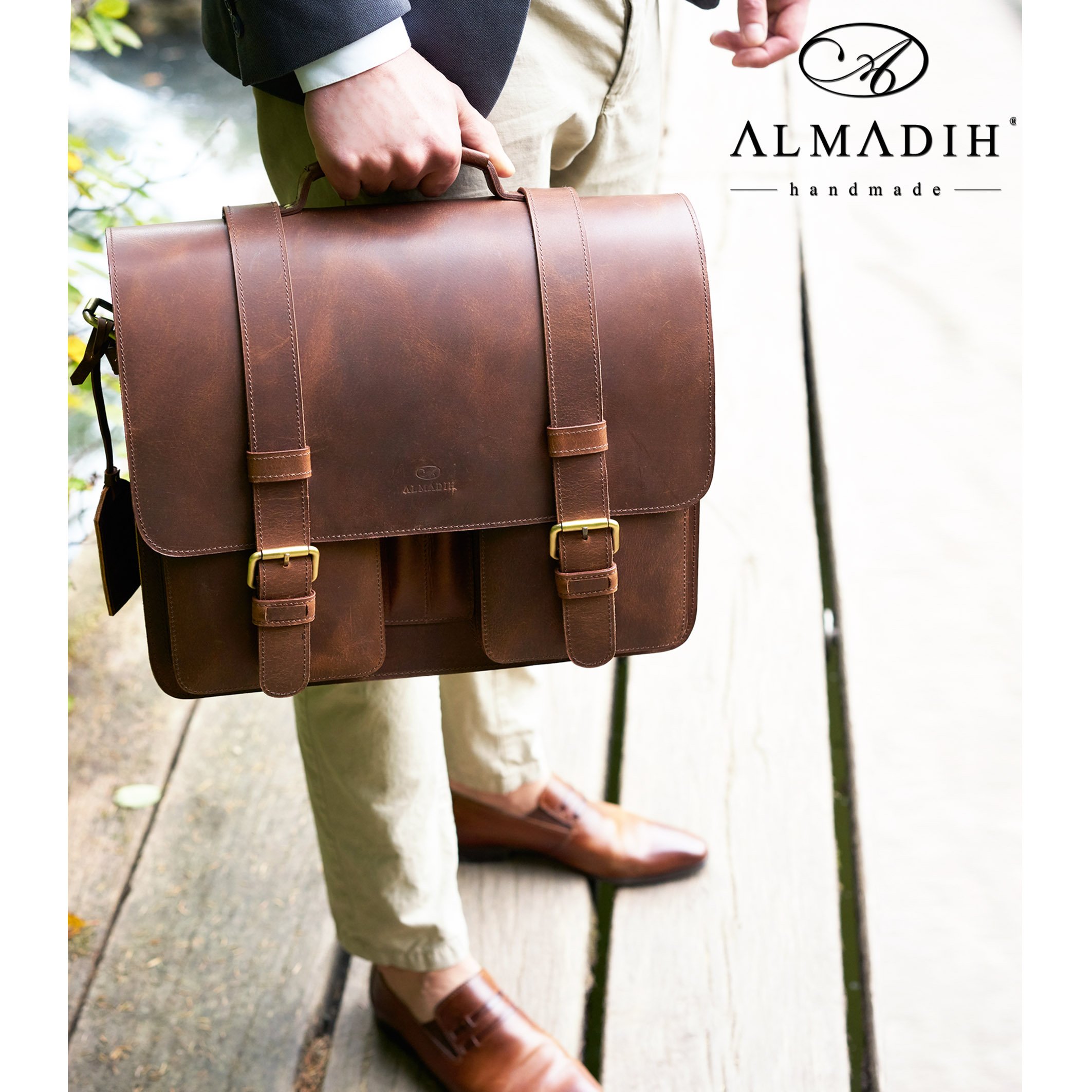 almadih-jon-n2-aktentasche-leder-braun-vintage-rindsleder image 7