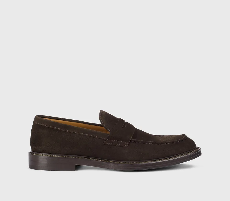 doucal-s-du2528siewuf009-loafer-herren-erdbraun-velours image 1