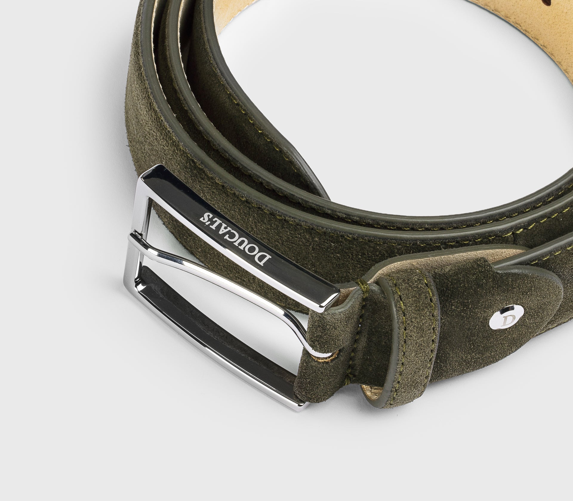 doucal-s-belts-dc0001sigmuf009-g-rtel-veloursleder-moosgr-n image 3