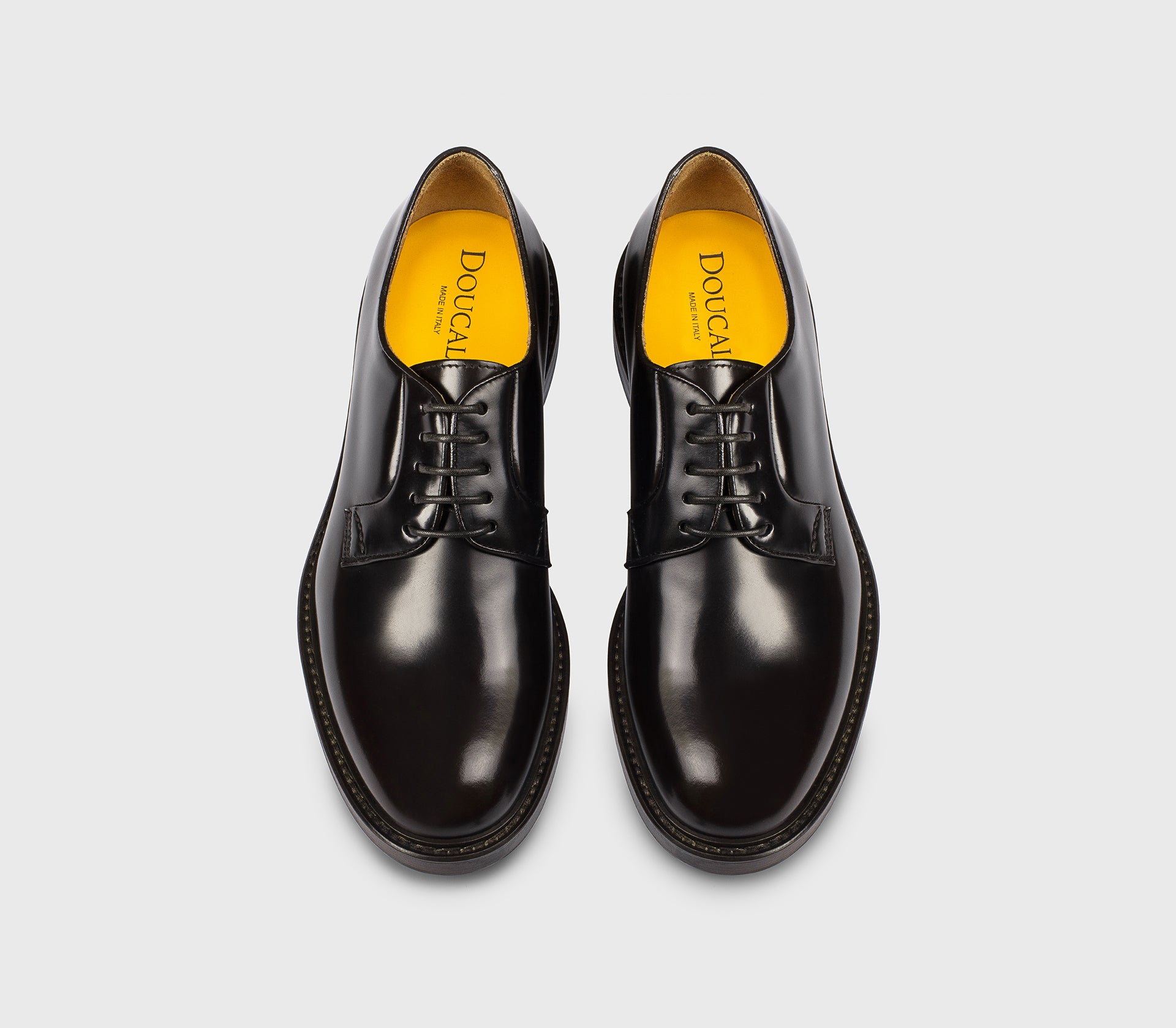 doucal-s-lace-ups-derby-schn-hrschuh-ebenholzbraun-kalbsleder image 2