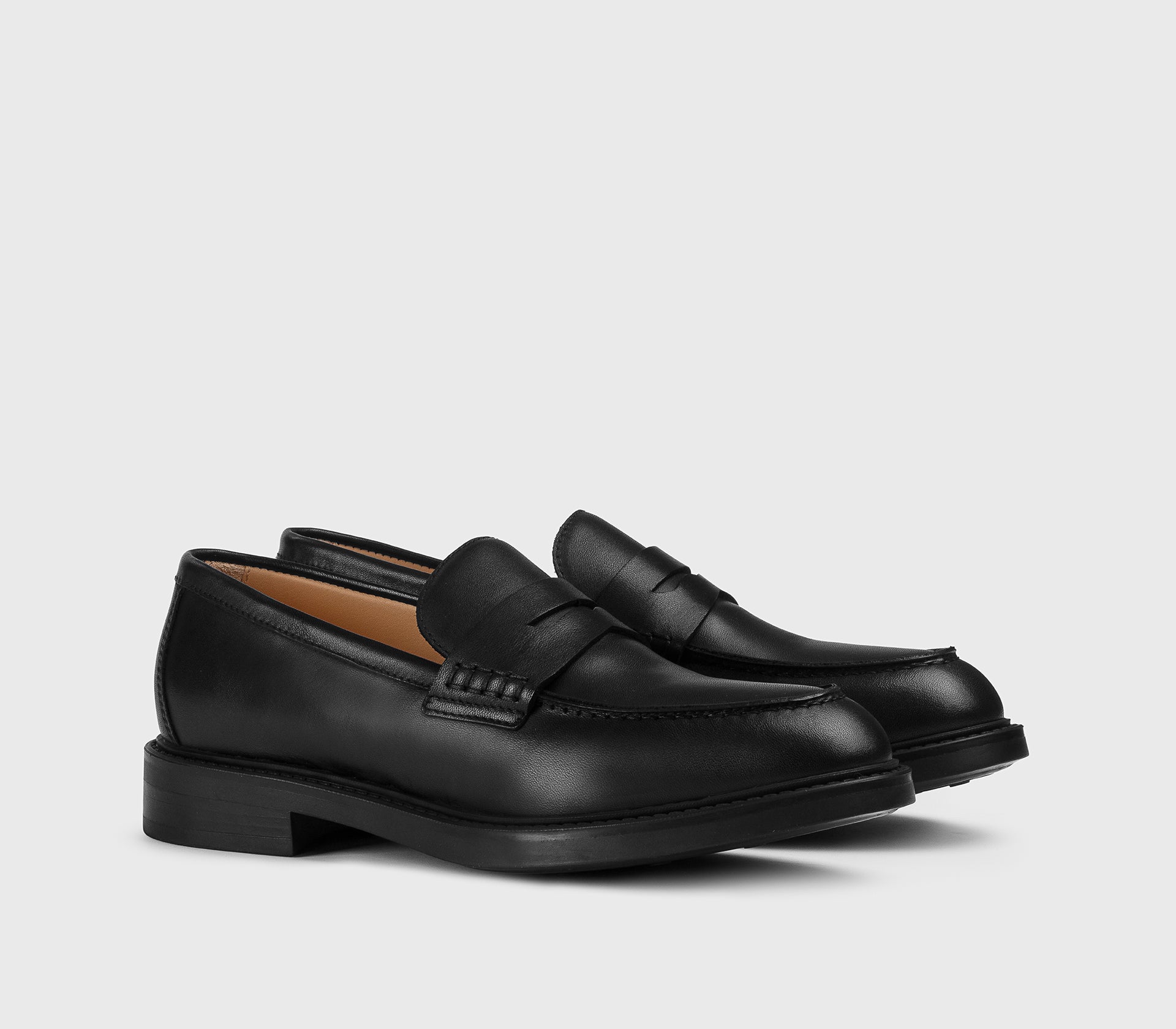 doucal-s-loafers-dd8664-penny-loafer-schwarz-kalbsleder-damen image 3