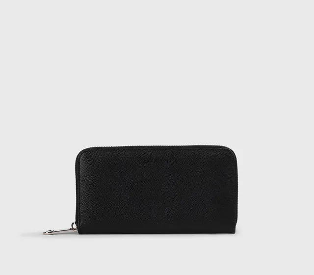 doucal-s-wallets-portemonnaie-leder-schwarz-continental image 1