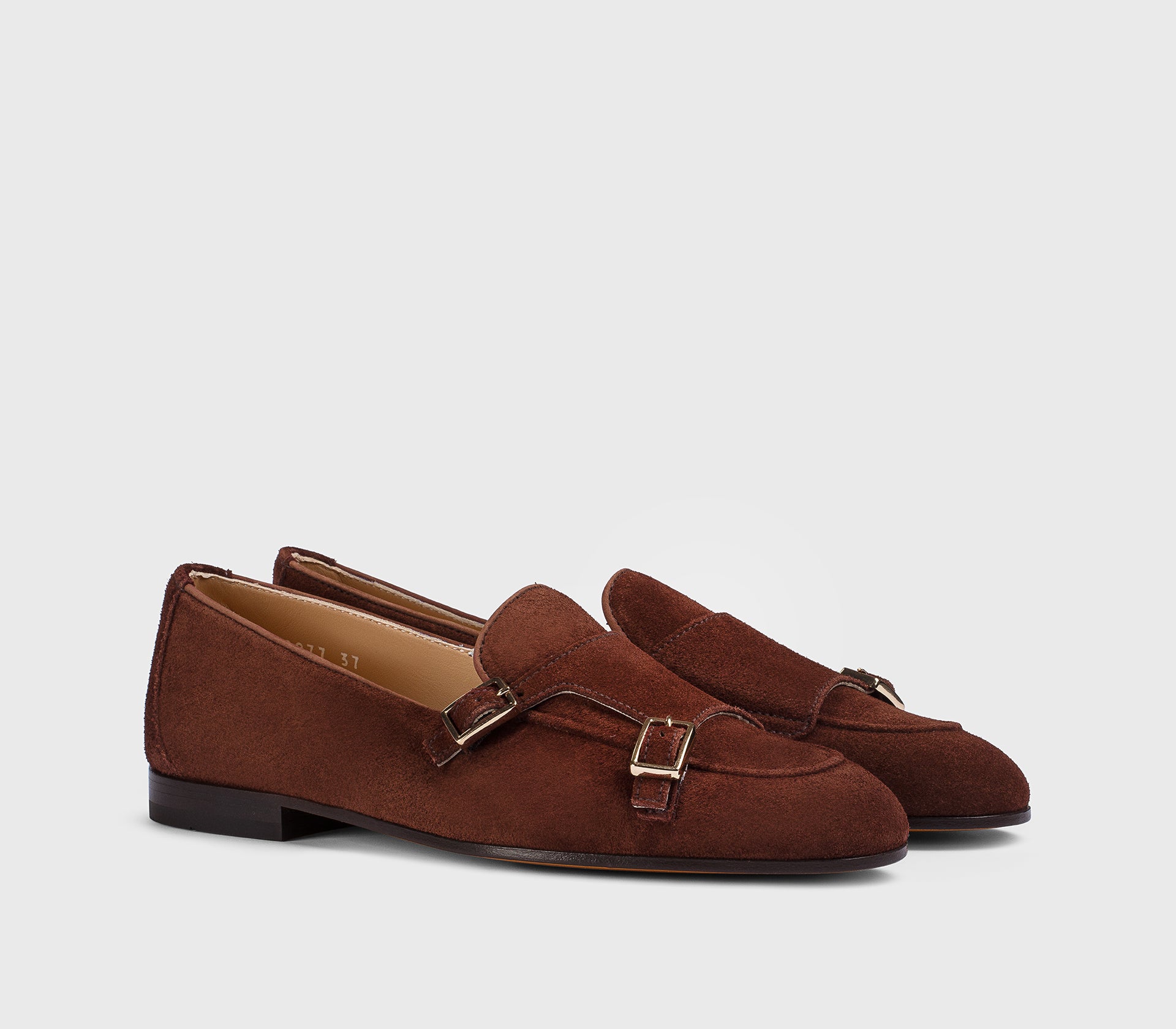 doucal-s-buckles-dd8877-monkstrap-wood-velours-damen image 3