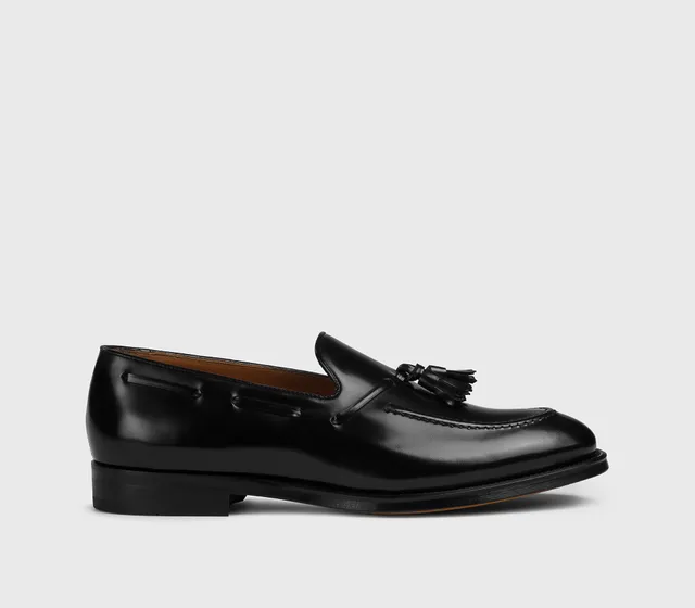 doucal-s-loafers-du3339-mokassin-nero-quasten-ledersohle image 1