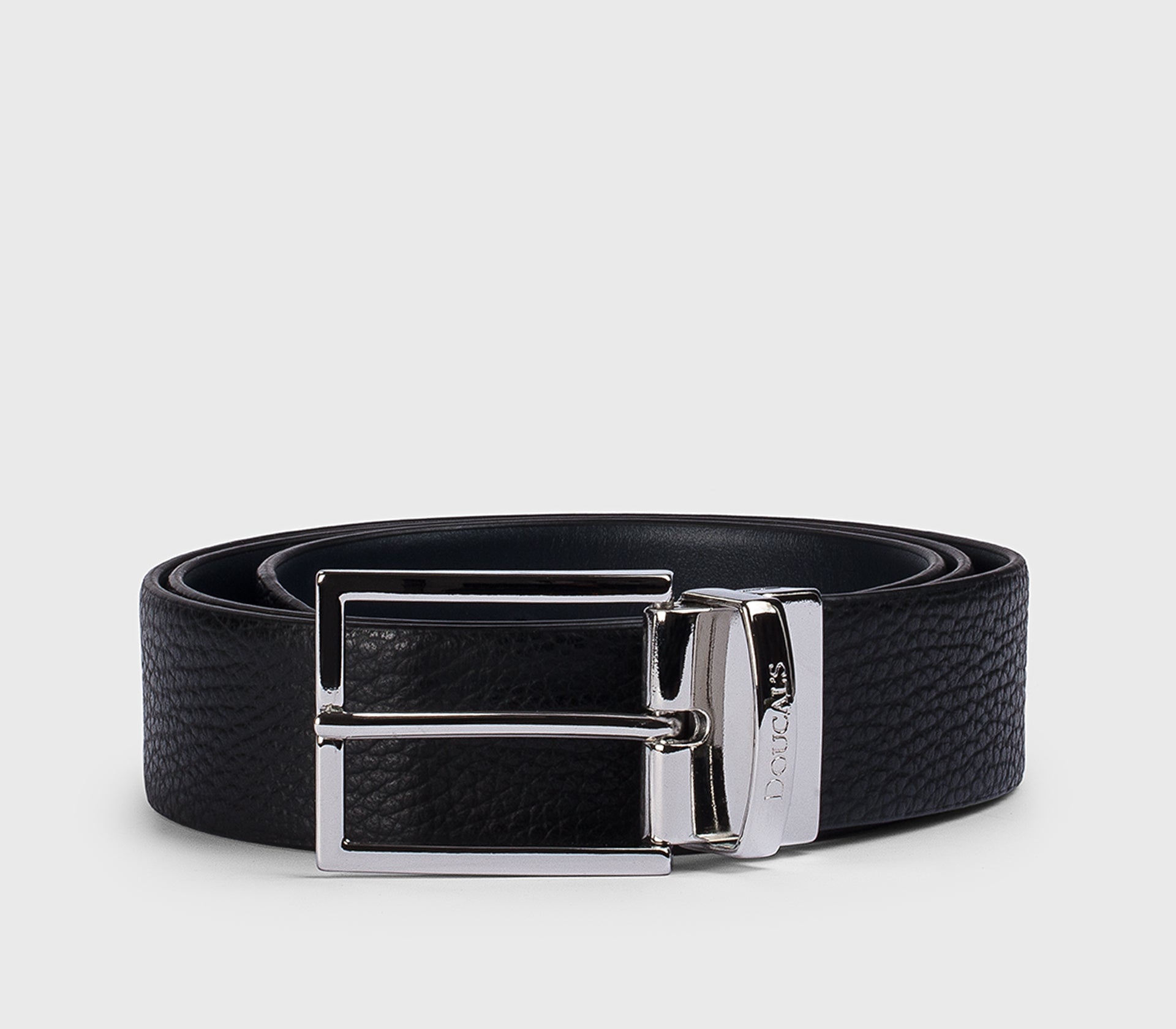 doucal-s-belts-dc0036nikouf972-g-rtel-schwarz-navy-wende image 1