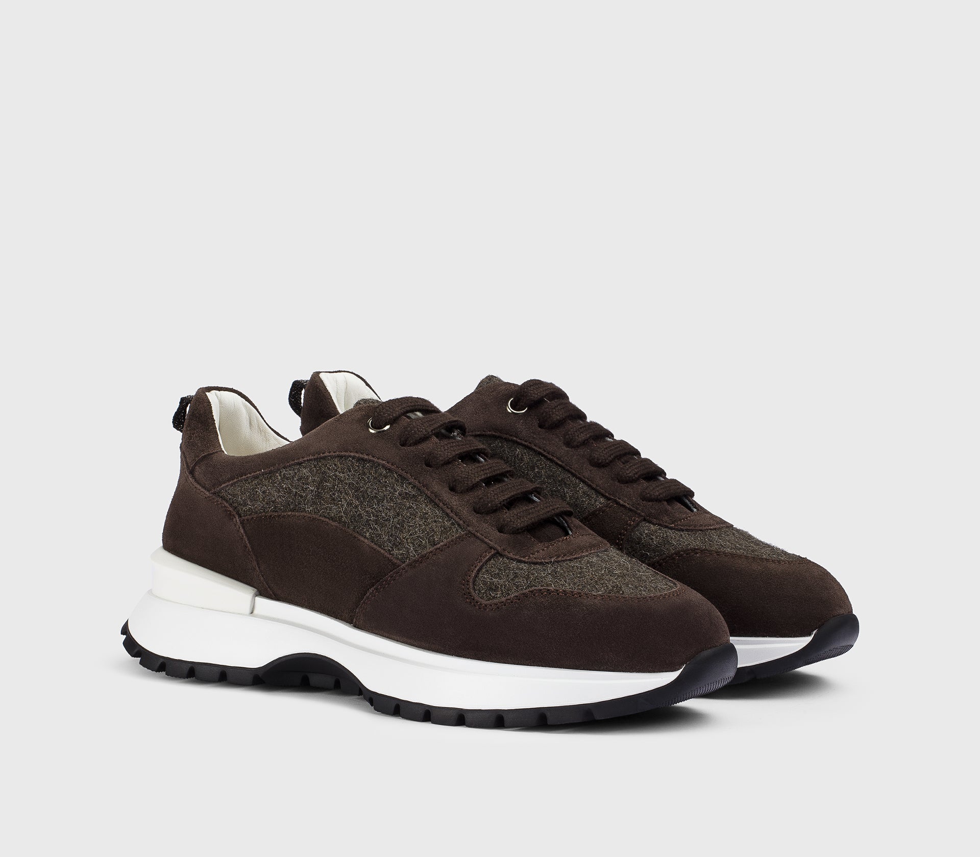 doucal-s-sneakers-damensneaker-mahagoni-wildleder image 3