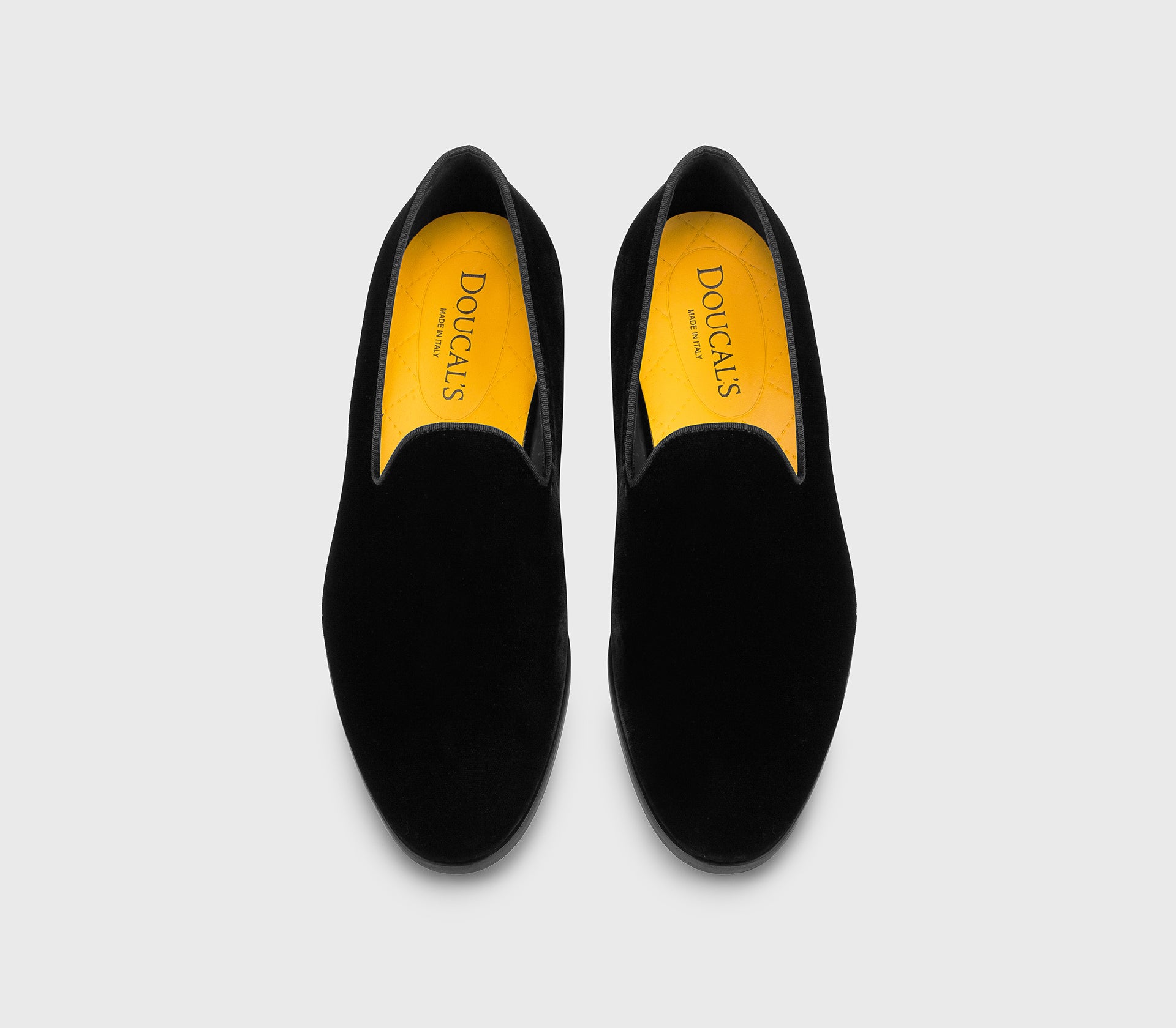 doucal-s-loafers-du3529-slipper-herrenschuh-schwarz-samt image 2