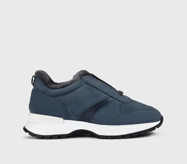 doucal-s-dd8965whinpm896-sneaker-damen-blau-lammfell image 1