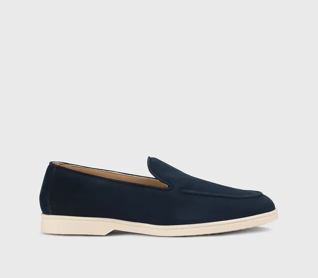 doucal-s-loafers-mokassin-blau-leder-damen image 1