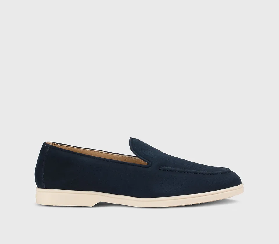 doucal-s-loafers-mokassin-blau-leder-damen image 1