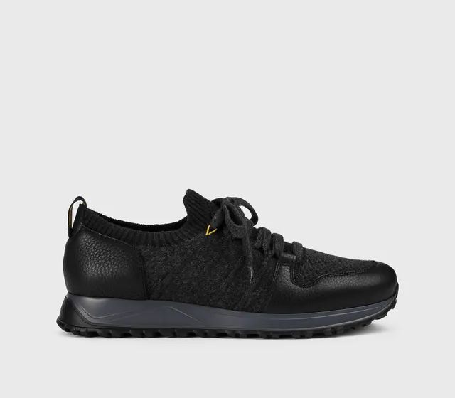 doucal-s-sneakers-du3221-sneaker-leder-wolle-schwarz image 1