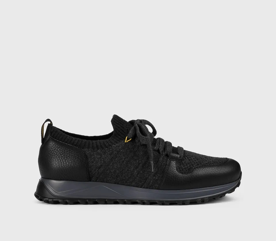 doucal-s-sneakers-du3221-sneaker-leder-wolle-schwarz image 1