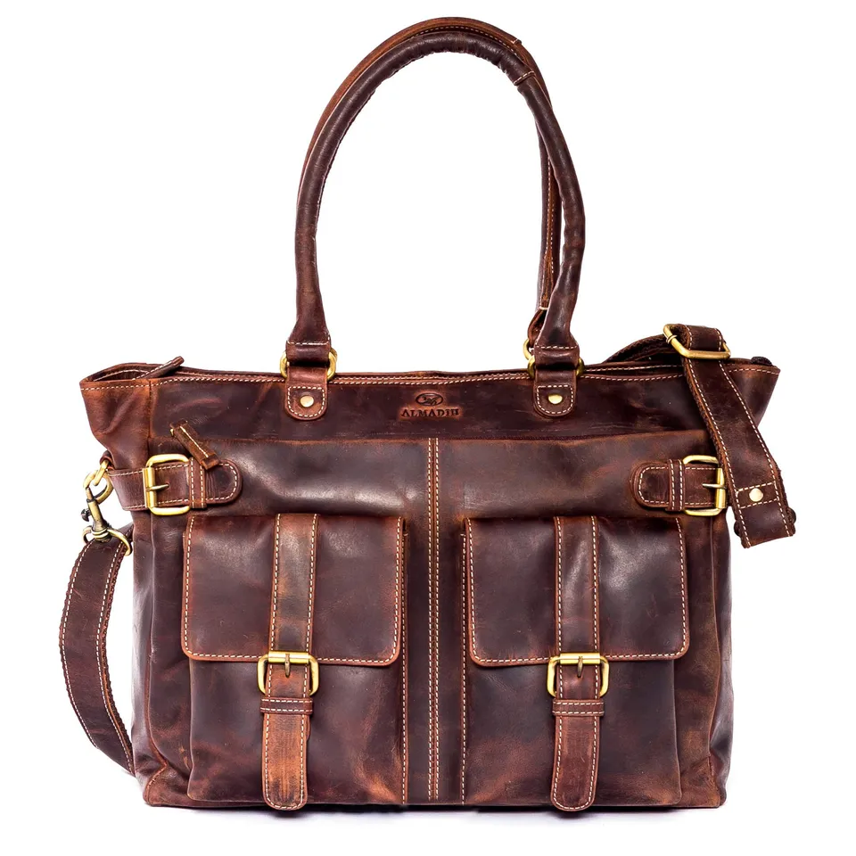almadih-taschen-eva-schultertasche-leder-vintage-a4 image 1