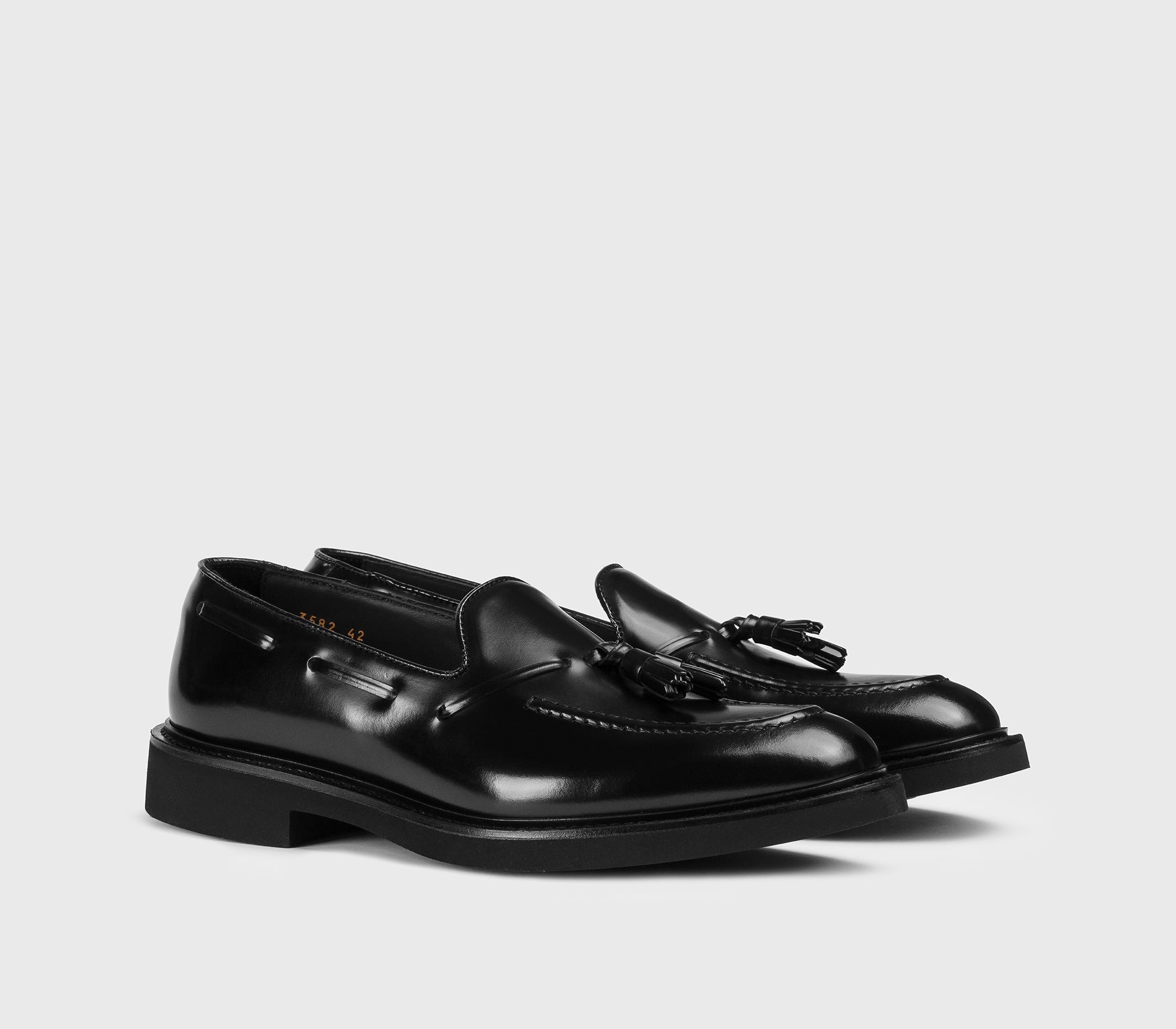 doucal-s-loafers-du3582genouf007-mokassin-schwarz-quasten-leder image 3