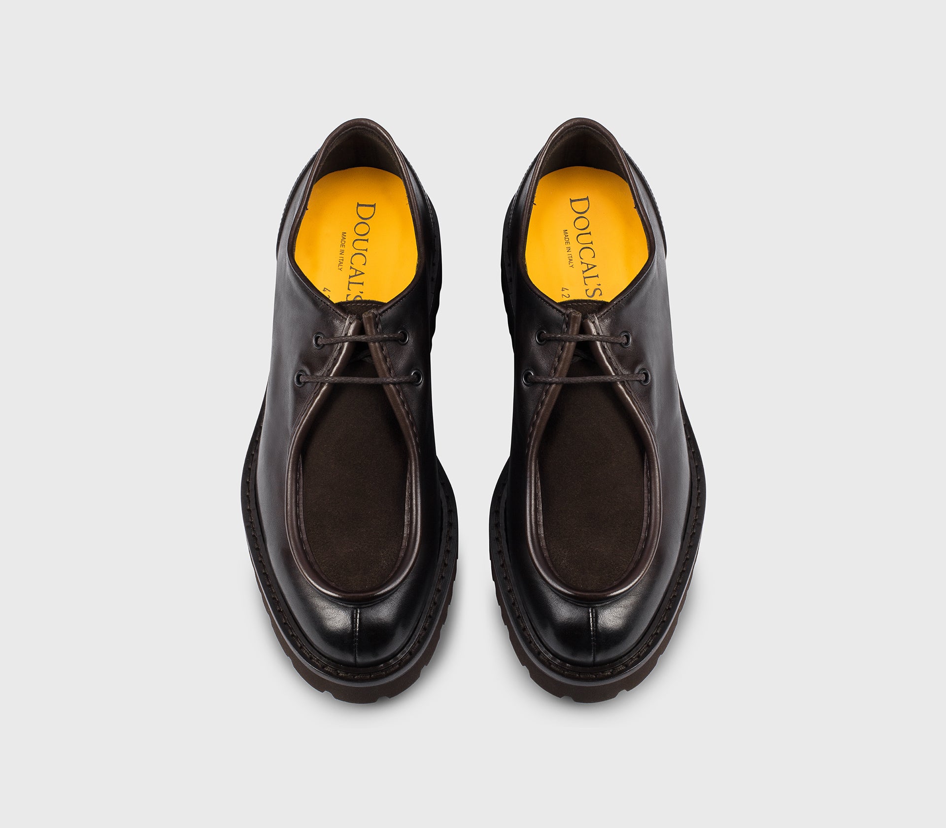 doucal-s-lace-ups-du2737philpf479-derby-schn-hschuh-erdbraun-velours image 2