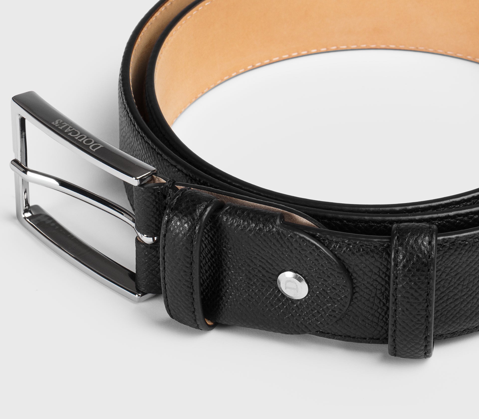 doucal-s-belts-g-rtel-leder-schwarz-verstellbar-made-in-italy image 3