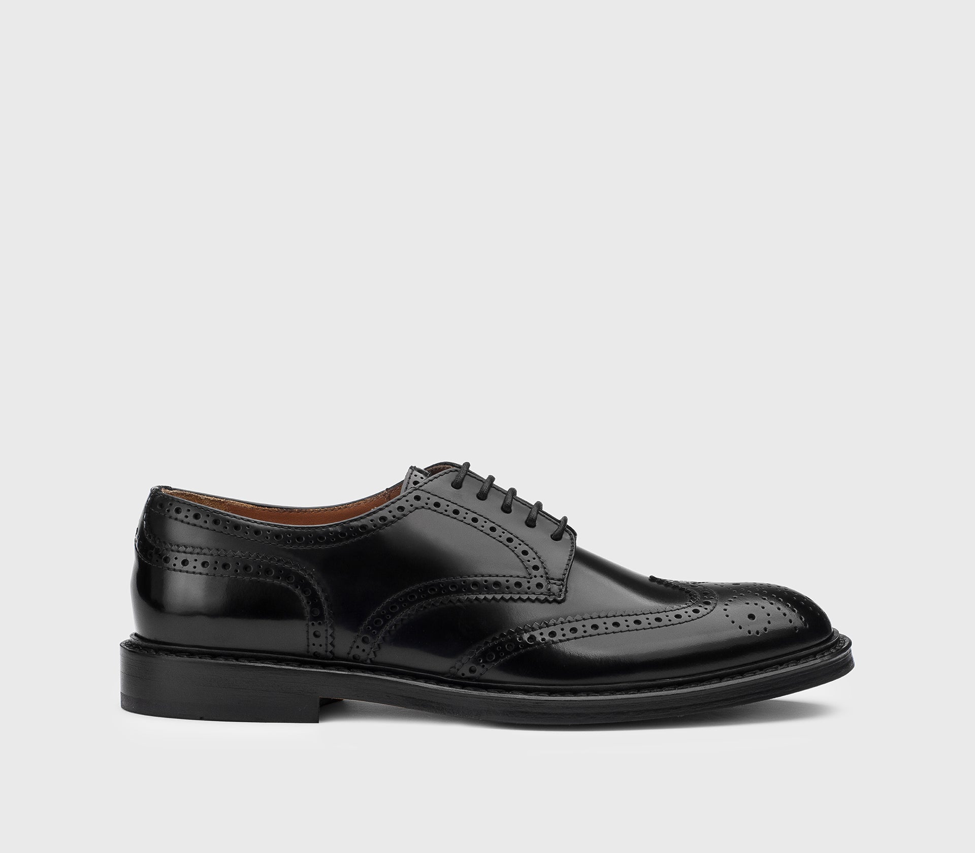 doucal-s-lace-ups-du1367-wingtip-schn-rschuh-schwarz-leder image 1