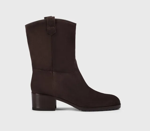 doucal-s-dd8832-stiefelette-damen-velours-mahagoni-40-mm-absatz image 1
