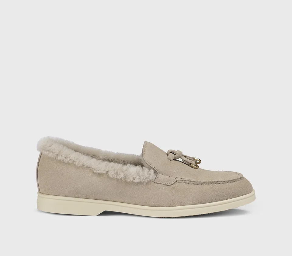doucal-s-loafers-dd8920-mokassin-sand-velours-pelz image 1