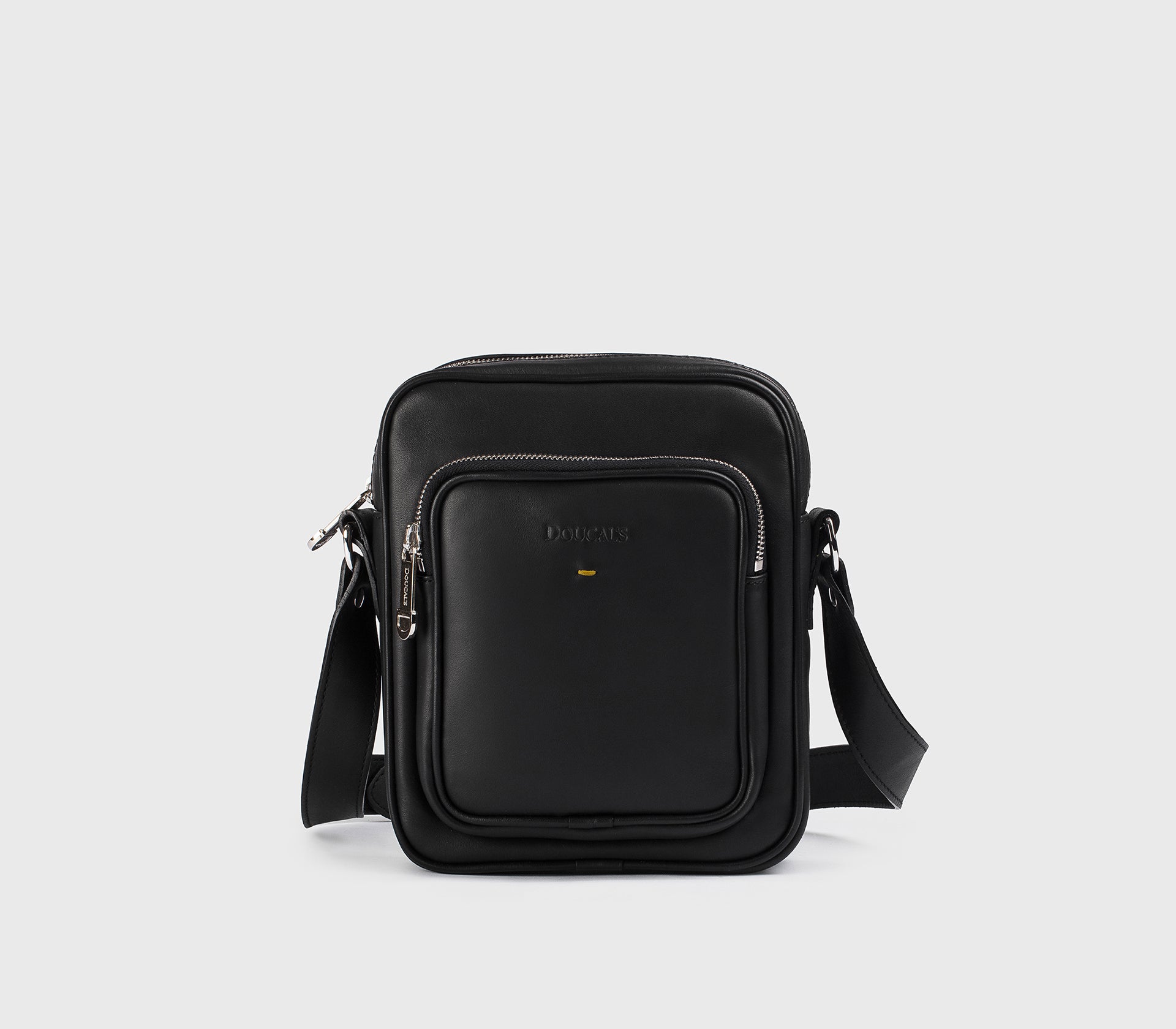 doucal-s-bags-umh-ngetasche-schwarz-leder-verstellbar image 1