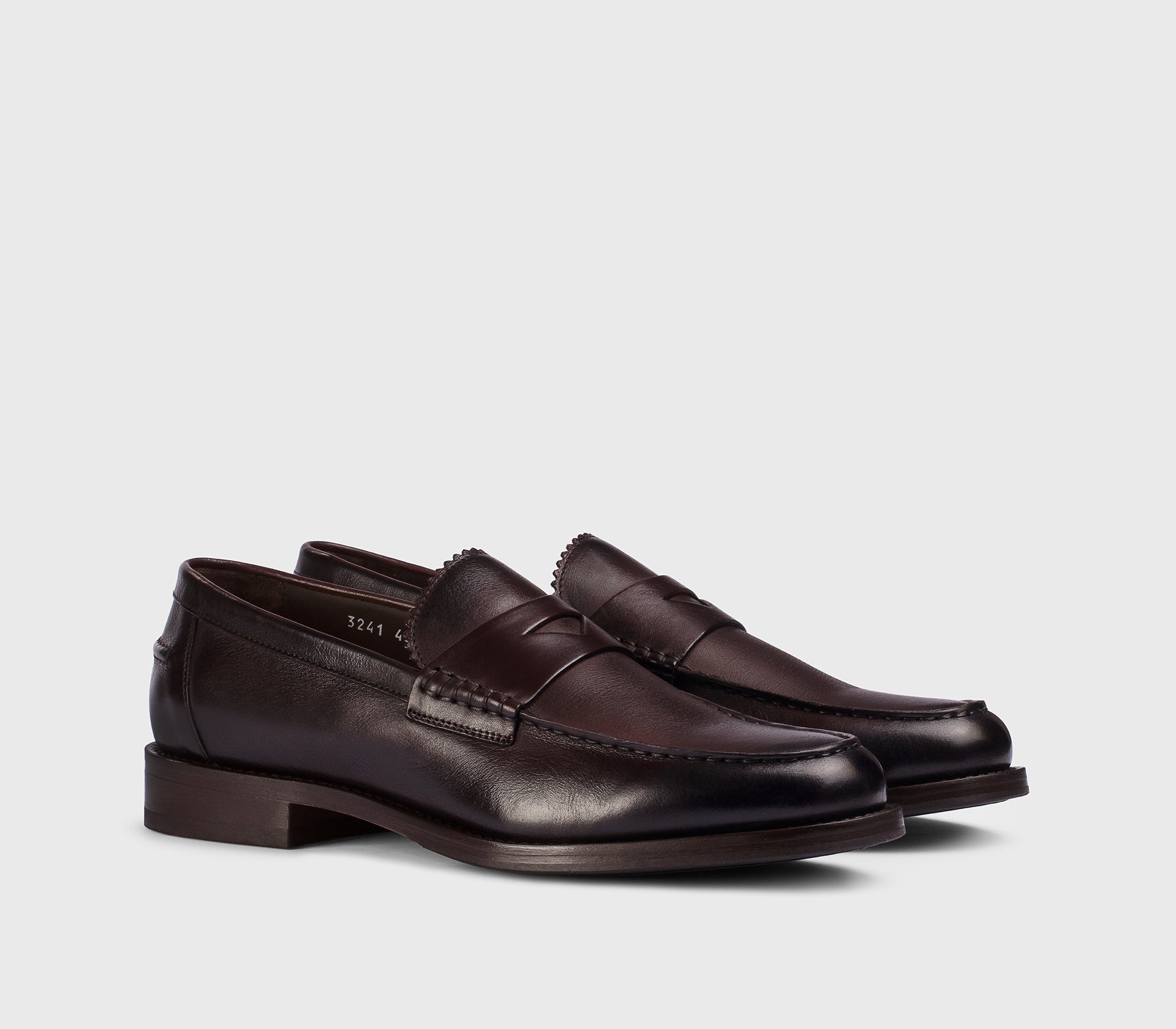 doucal-s-loafers-du3241-penny-burgunderrot-leder image 3